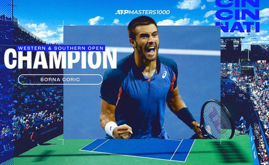 Hạ Tsitsipas, Borna Coric vô địch Cincinnati mở rộng