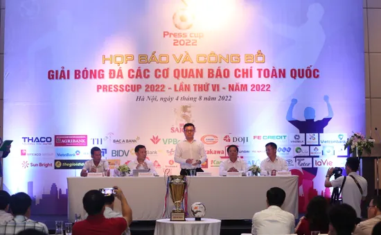 12 đội tranh tài tại Giải bóng đá các Cơ quan Báo chí toàn quốc - Press Cup 2022