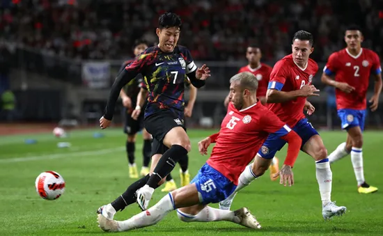 Son Heung Min lập công, Hàn Quốc thoát thua trước Costa Rica