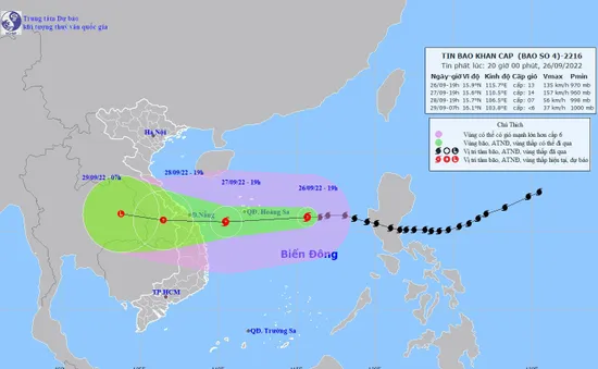 Bộ Y tế chỉ đạo sơ tán các đơn vị cấp cứu, hồi sức tích cực, người bệnh nặng, thở máy... trong vùng bão