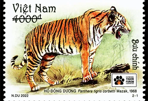 Việt Nam phát hành bộ tem về hổ nhân dịp Diễn đàn quốc tế về bảo tồn hổ