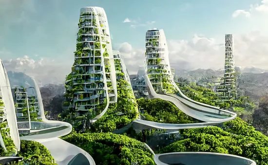Choáng ngợp với những tòa nhà cao tầng được thiết kế bởi AI trong tương lai
