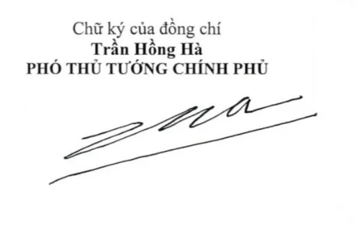 Giới thiệu chữ ký của 2 tân Phó Thủ tướng Chính phủ