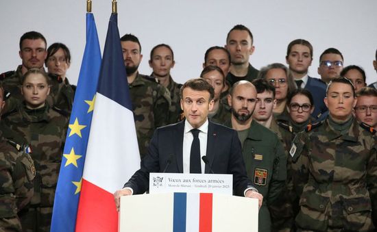 Tổng thống Macron tăng gần 40% ngân sách quốc phòng của Pháp
