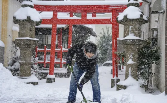 Tuyết rơi dày, rét đậm khiến giao thông Nhật Bản bị đình trệ, ít nhất 3 người thiệt mạng