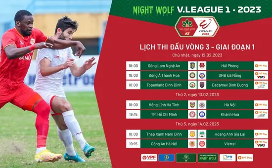 Trước vòng 3 V.League 1-2023: Nóng từ những vòng đầu tiên!