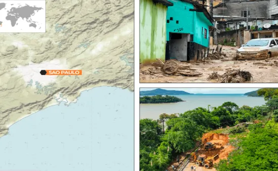 Lũ lụt và lở đất nghiêm trọng tại Brazil: Số người tử vong tăng lên 48