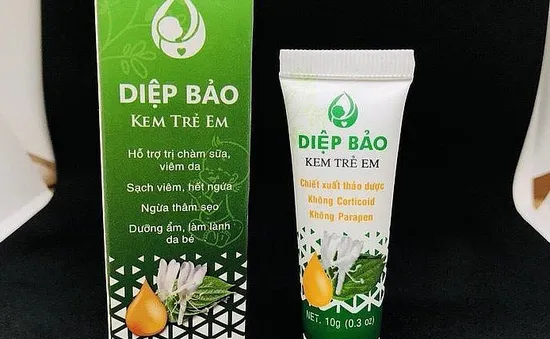 Bộ Y tế: Tiêu hủy trên toàn quốc sản phẩm "Diệp Bảo - Kem trẻ em"