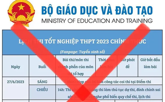 Kỳ thi tốt nghiệp THPT 2023: Bộ GD-ĐT chưa công bố lịch thi chi tiết từng ngày