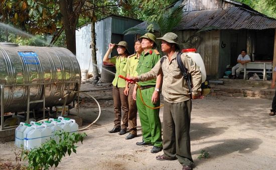 An Giang: Kiểm tra công tác phòng cháy, chữa cháy tại rừng Tân Lợi và Trà Sư