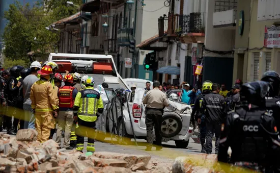 Động đất mạnh 6,8 độ làm rung chuyển Ecuador, ít nhất 4 người thiệt mạng