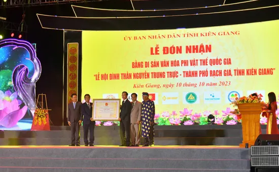 Lễ hội Nguyễn Trung Trực nhận Bằng Di sản Văn hóa phi vật thể