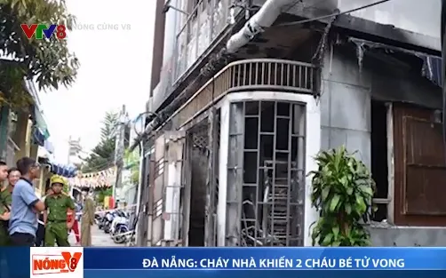 Cháy nhà trong đêm ở Đà Nẵng, 2 trẻ em tử vong