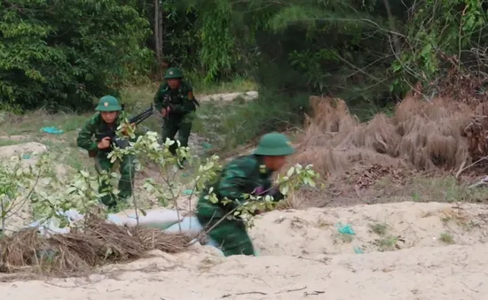 Bộ đội Biên phòng Bà Rịa – Vũng Tàu diễn tập chiến thuật