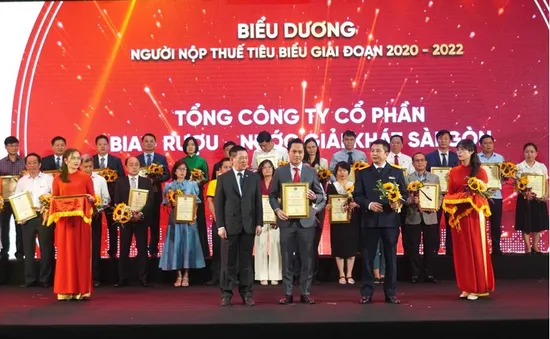 SABECO được vinh danh Doanh nghiệp nộp thuế tiêu biểu 2020-2022