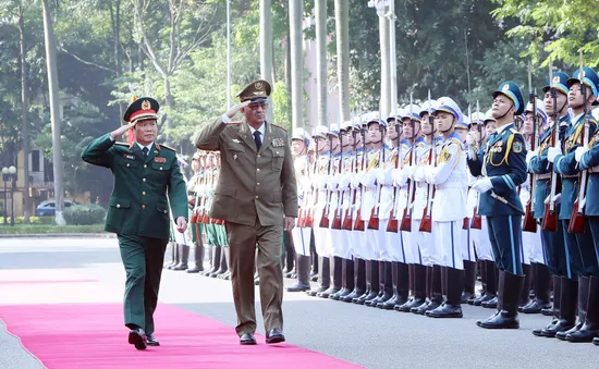 Tổng Tham mưu trưởng Bộ các Lực lượng vũ trang cách mạng Cuba thăm chính thức Việt Nam