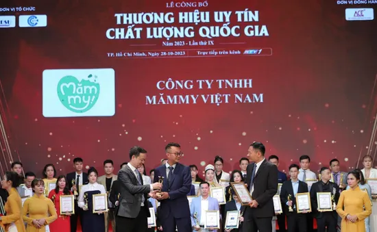 Mămmy thắng lớn tại giải thưởng Thương hiệu uy tín chất lượng Quốc gia