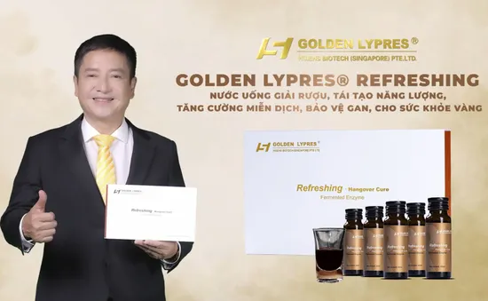 Nước uống giải rượu Golden Lypres® Refreshing giúp tái tạo năng lượng, tăng cường miễn dịch