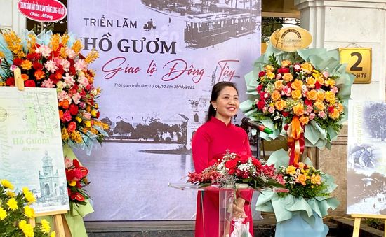 Triển lãm "Hồ Gươm, giao lộ Đông - Tây”: Nhìn lại quá trình thay đổi diện mạo của Hồ Gươm