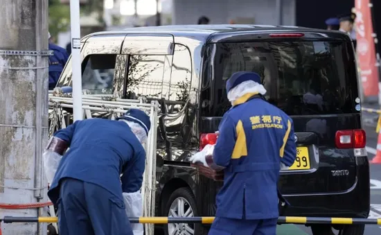 Đâm xe vào chốt an ninh gần Đại sứ quán Israel ở Nhật Bản