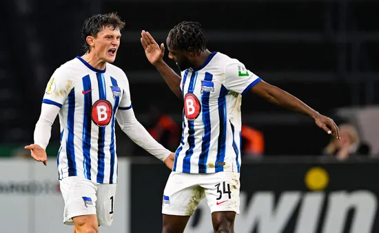 Hertha Berlin vào vòng 3 Cúp Quốc gia Đức
