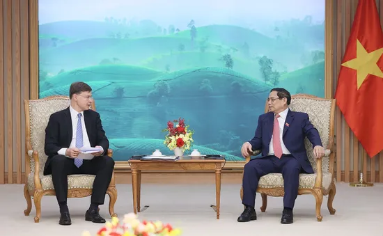 Thủ tướng Phạm Minh Chính tiếp Phó Chủ tịch Ủy ban châu Âu Valdis Dombrovski