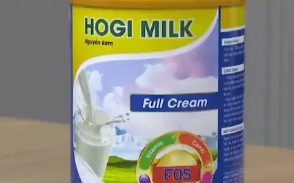 “Sốc” vì hộp sữa 900g Hogi Milk có giá 90.000 đồng