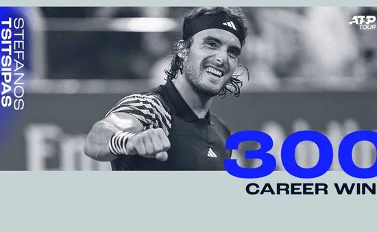 Paris Masters 2023 | Stefanos Tsitsipas thắng trận thứ 300 trong sự nghiệp