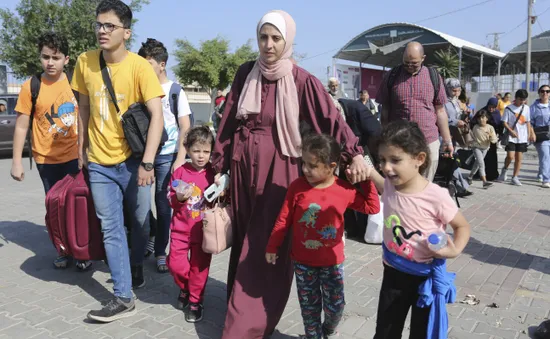 Xung đột Hamas-Israel: Hoạt động sơ tán qua cửa khẩu Rafah bị gián đoạn