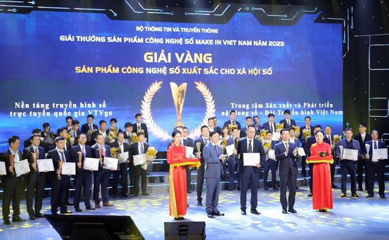 VTVGo nhận giải Vàng tại Giải thưởng Sản phẩm công nghệ số Make in Viet Nam 2023