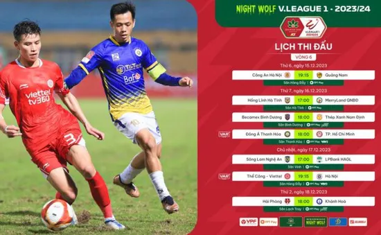 Nhận định vòng 6 Night Wolf V.League 1-2023/24: Những màn so tài đáng chờ đợi