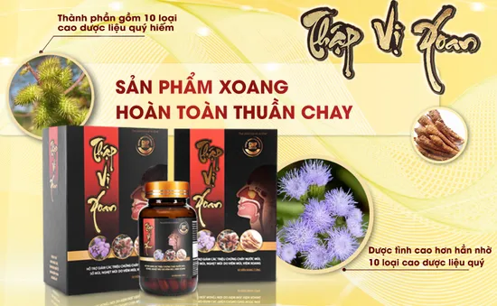 Thập Vị Xoang - Sản phẩm thuần chay hỗ trợ điều trị viêm xoang hiệu quả