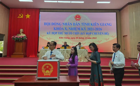 Kiên Giang: Lấy phiếu tín nhiệm đối với 30 người giữ chức vụ do HĐND tỉnh bầu