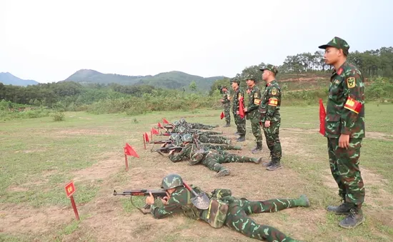 Các đội thi quyết tâm chiến thắng trong "Quân khu số 1 - Thách đấu" 2023