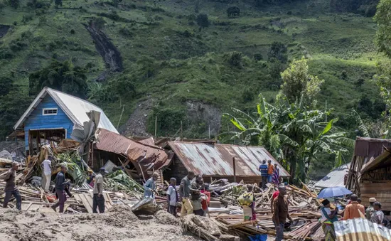 Lở đất ở miền Đông Congo sau mưa lớn khiến 10 người thiệt mạng