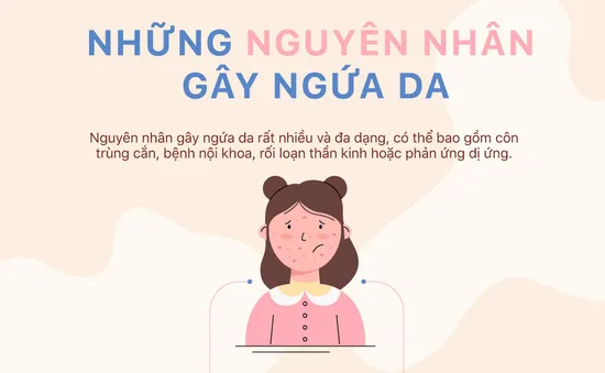 [INFOGRAPHIC] Những nguyên nhân gây ngứa da