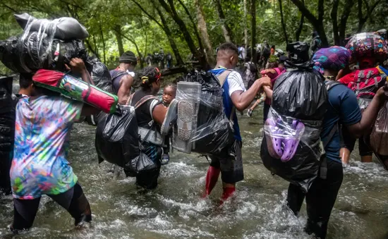 Trẻ em di cư qua Darién Gap tăng gấp 8 lần