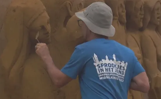 Lễ hội điêu khắc cát lớn hàng đầu thế giới tại Bỉ