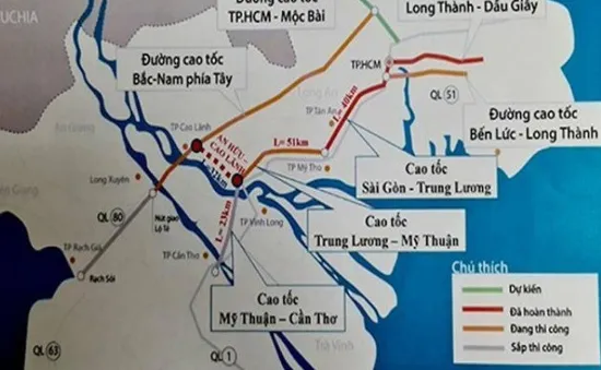 Sáng 25/6, khởi công cao tốc Cao Lãnh - An Hữu