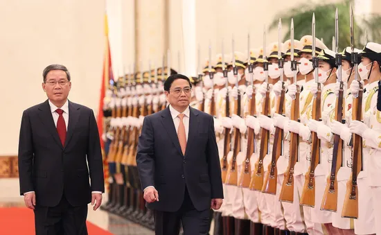 Lễ đón Thủ tướng Phạm Minh Chính thăm chính thức Trung Quốc