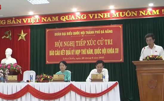 Đoàn Đại biểu Quốc hội TP Đà Nẵng tiếp xúc cử tri