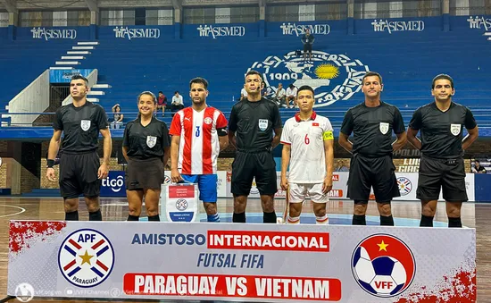 ĐT futsal Việt Nam hòa kịch tính Paraguay sau khi bị dẫn trước 3 bàn