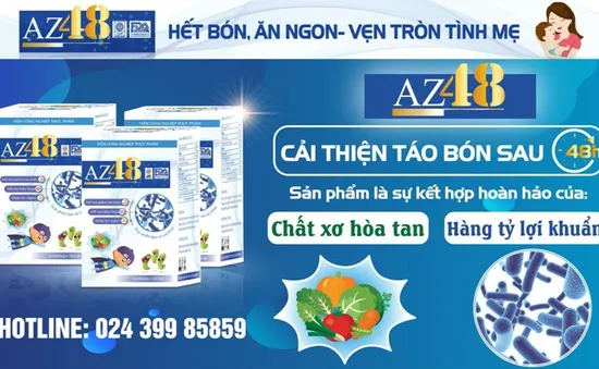 Men AZ48 - Giải pháp hàng đầu cho trẻ táo bón, biếng ăn, suy dinh dưỡng