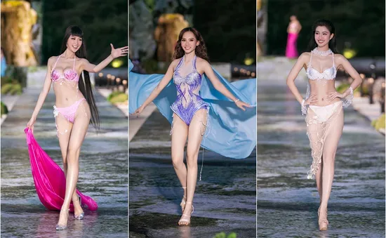 Top 3 Miss World Vietnam 2022 thiêu đốt sân khấu “Người đẹp biển”