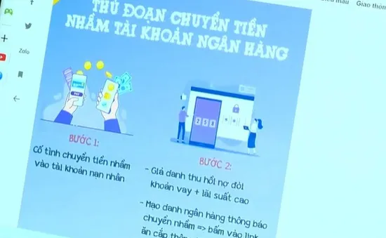 Cảnh báo chiêu trò lừa đảo “chuyển nhầm tiền” vào tài khoản ngân hàng