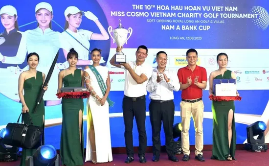 Golfer Nguyễn Bình Minh vô địch giải golf Từ thiện Hoa hậu Hoàn vũ Việt Nam