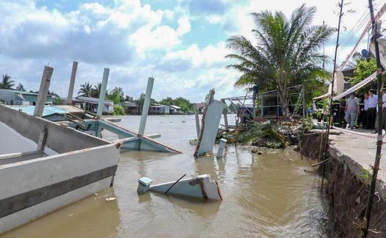 Sụt lún, sạt lở tại ĐBSCL ngày càng nghiêm trọng