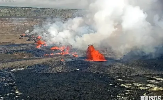 Núi lửa Kilauea ở Hawaii phun trào lần thứ ba trong năm nay