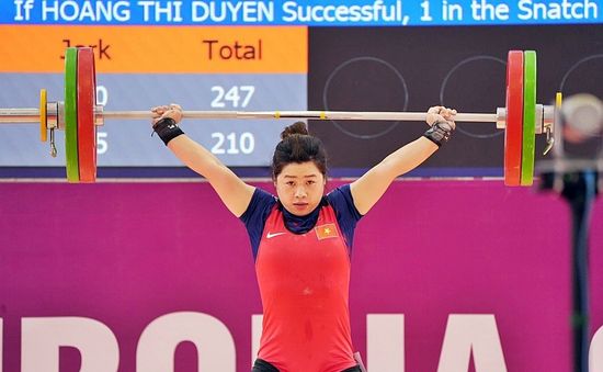 Cử tạ Việt Nam dự ASIAD 19 với 3 VĐV: Trịnh Văn Vinh, Hoàng Thị Duyên, Quàng Thị Tâm