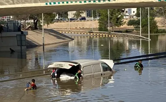 Hơn 800.000 người bị ảnh hưởng bởi lũ lụt ở Libya